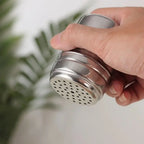Multi-purpose Stainless Steel Seasoning Jar Salt Sugar Bottle Rotating Cover