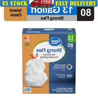 80 Count 13 Gallon Tall Kitchen Trash Bags Drawstring Leakproof