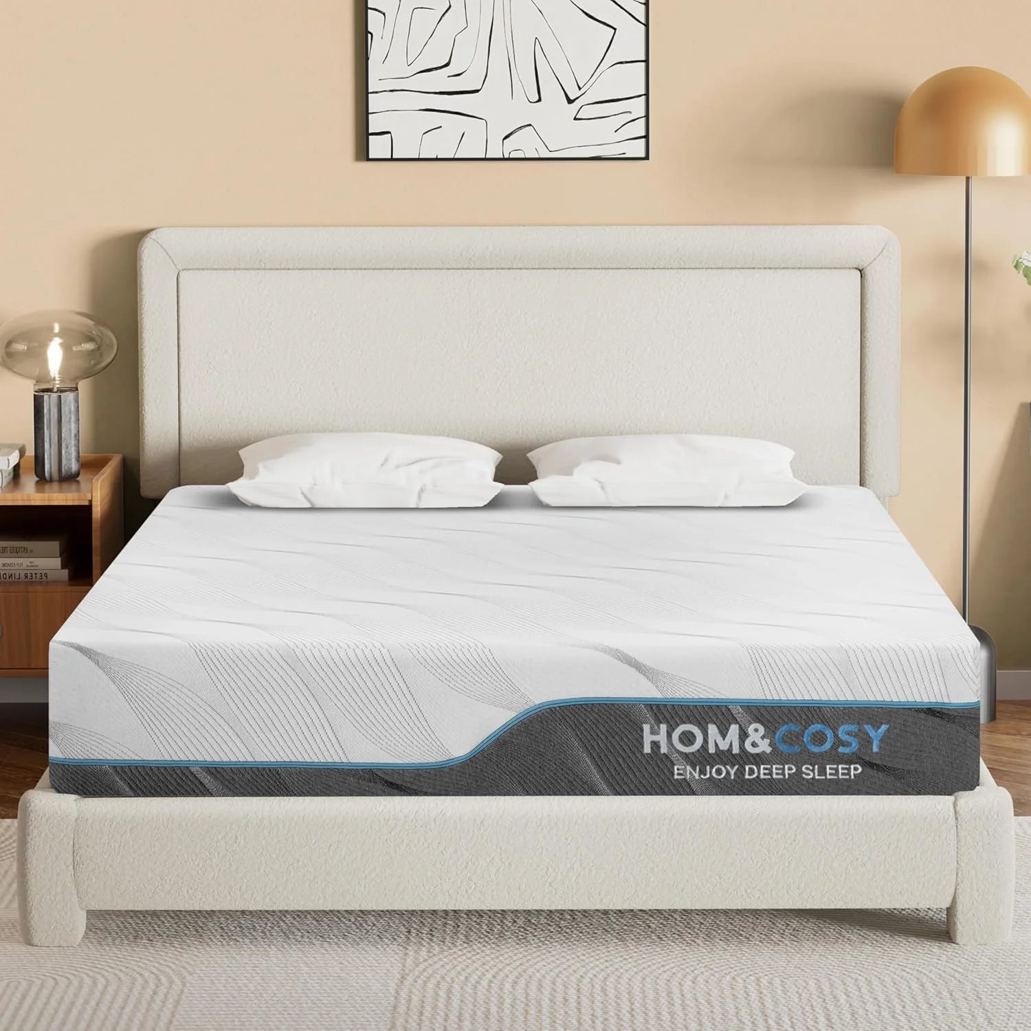 Queen Size Mattress, 8/10 Inch Medium Firm - Extra Firm Dual Sides Flippable Mattress for Back Pain Relief