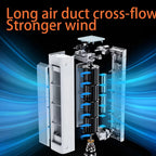 Leafless  Fan 3 Mode Silent Cooling Fan Multi-Purpose Bladeless Air Cooler Fan for Bedroom Living Rooom Bathroom