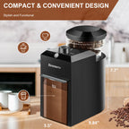 Electric Coffee Bean Grinder With 28 Adjustable Gears