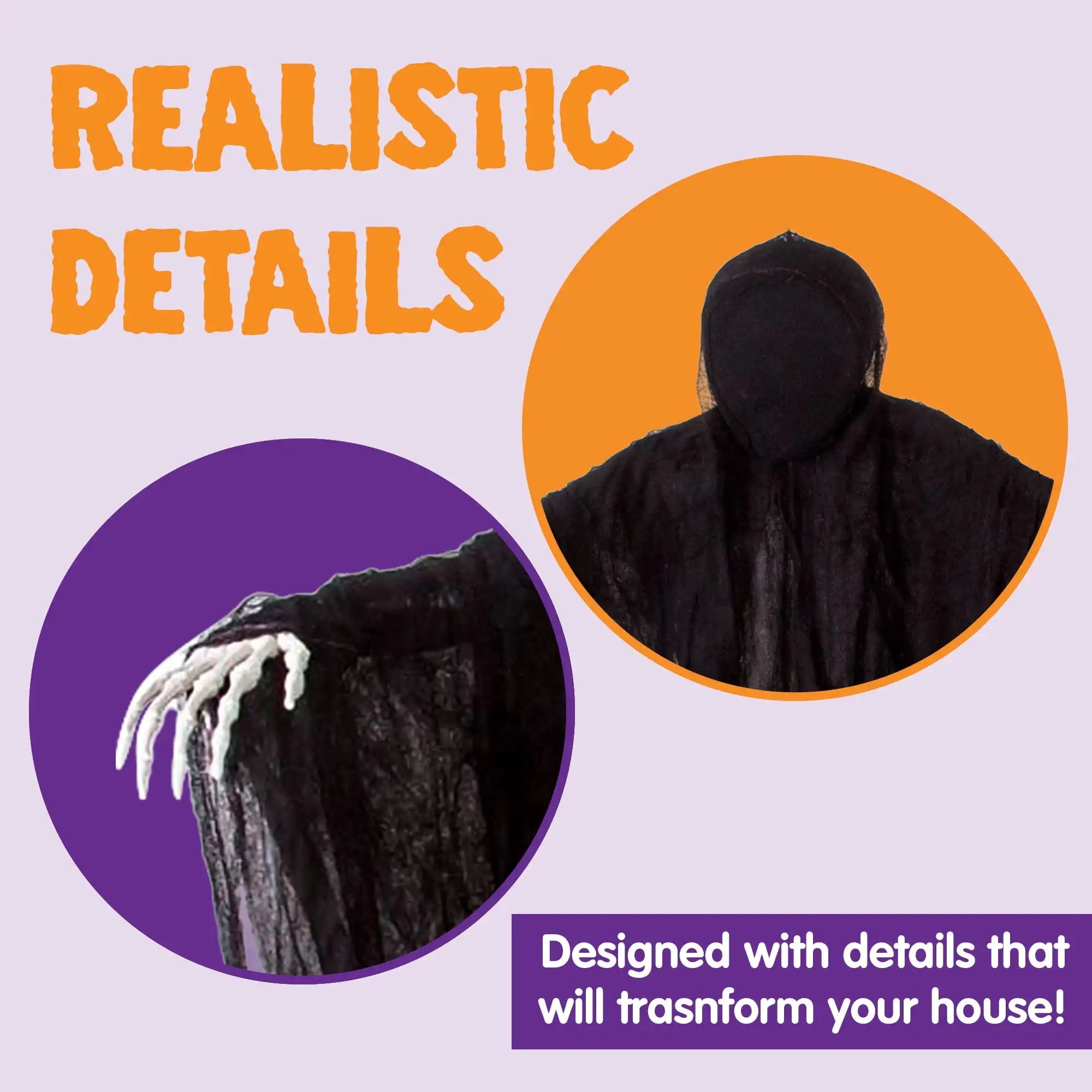 63 Inch Halloween Hanging Ghosts
