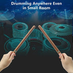 AeroBand Electronic Drums Drumsticks PocketDrum 2 MAX Pocket Musical Instrument Acoustic Battery Air Drum Kit Pedals 8 Sounds