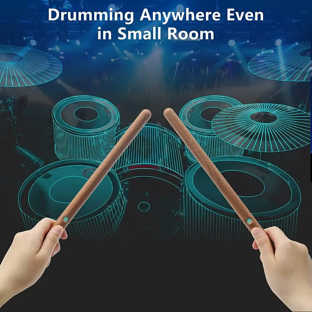 AeroBand Electronic Drums Drumsticks PocketDrum 2 MAX Pocket Musical Instrument Acoustic Battery Air Drum Kit Pedals 8 Sounds