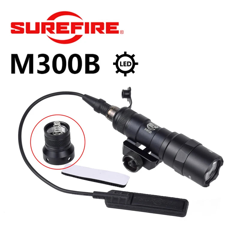 Ultra Weapons Flashlight Tactical Scout Light Airsoft Rifle 20mm Rail