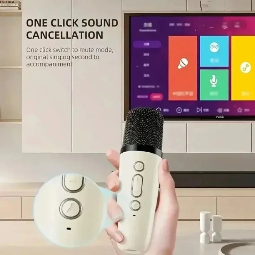 Portable K12 Karaoke Machine Wireless RGB Lights