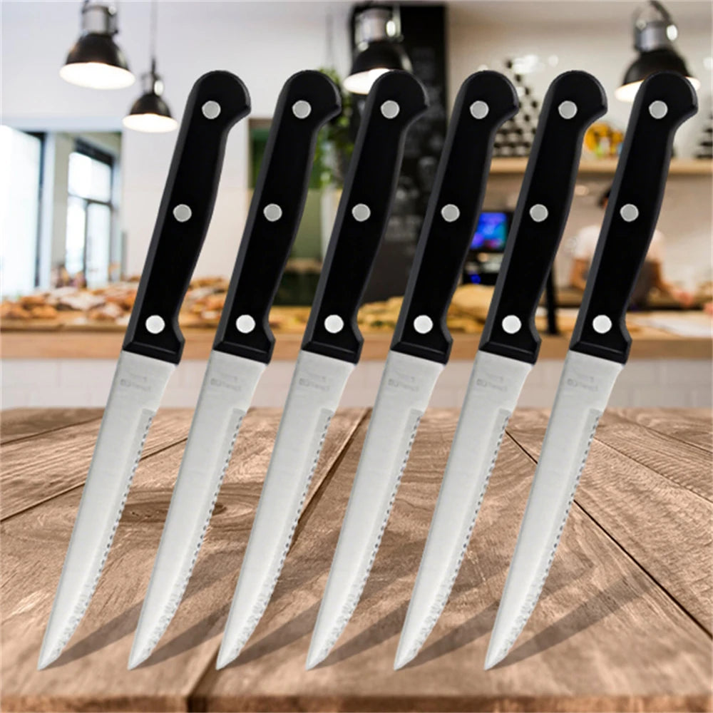 15pcs Kitchen Knife Set with Solid Wood Block Suitable for Chefs