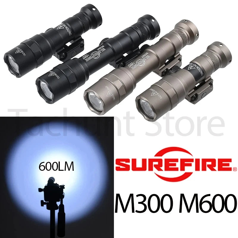 Ultra Weapons Flashlight Tactical Scout Light Airsoft Rifle 20mm Rail