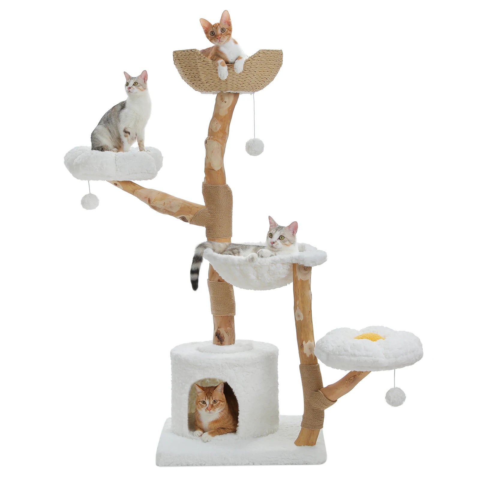Large Cat Tree Tower with Scratching Post