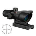 4X32 Hunting Scopes Real Fiber Optics Grenn Red Dot Illuminated Etched Reticle Tactical Optical Sight