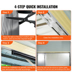 3m 4.8m 6m Garage Door Seals Bottom Rubber U Shape