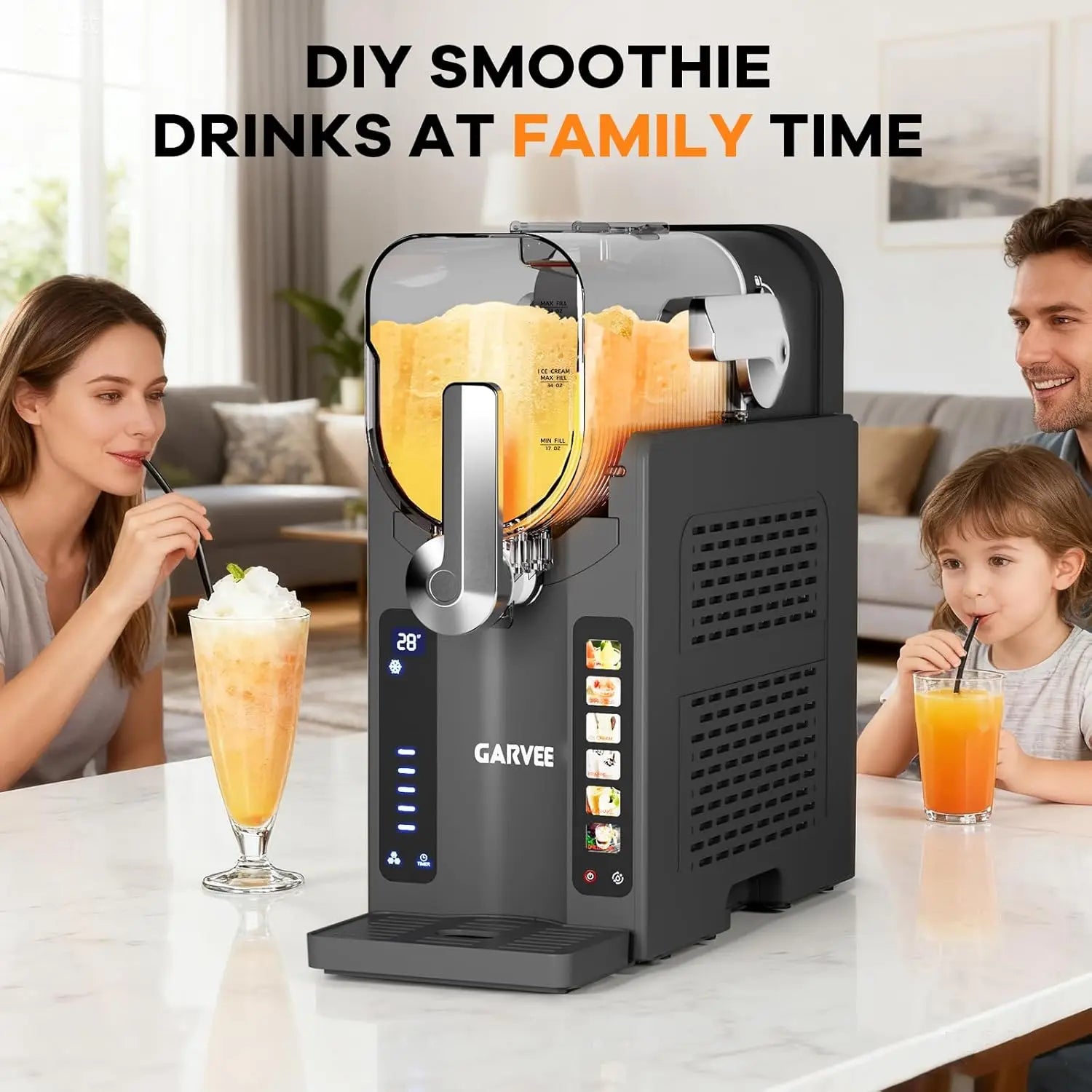 Frozen Drink Maker with LED Display & 6 Pre-Set Programs