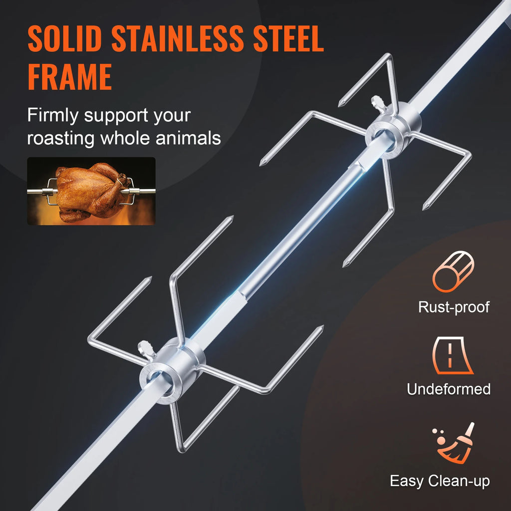 Universal Grill Rotisserie Kit