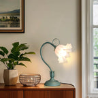 Vintage bedside flower lamp, adjustable direction lamp