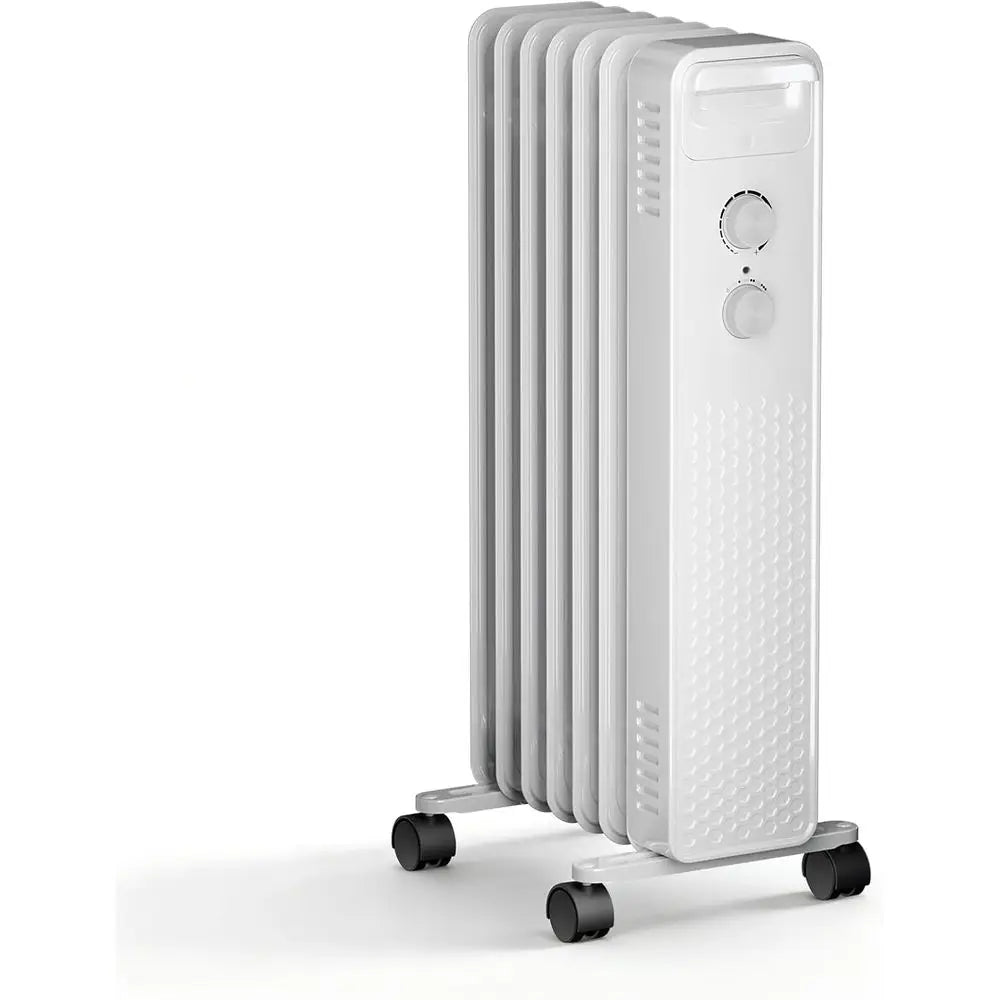 Portable 1500W Oil-Filled Radiator Heater with Adjustable Temperature, 3 Heat Modes, Overheat and Tip-Over Protection for Home a