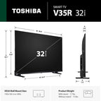 32-inch FHD Smart Fire TV with Alexa Voice Remote, Stream Live TV Without Cable