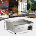 21In Commercial Electric Flat Pan