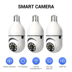 Light Bulb Security Cameras Outdoor Wireless WiFi Camera 5GHz, 360 Degree
