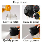 – 15.89oz, Dual-Use Spray & Pour, Drip-Proof, for Air Fryer, Olive Oil, Soy Sauce,