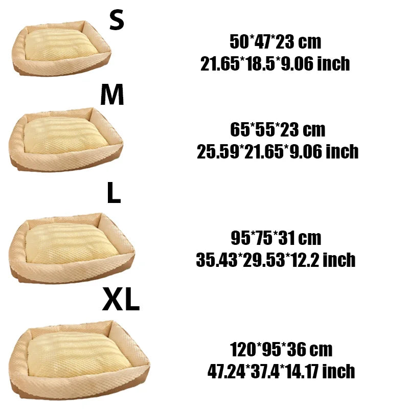 Comfortable and Soft Rectangular Pet Bed
