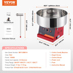 Commercial Cotton Candy Machine w/ Stainless Steel Bowl and Sugar Scoop