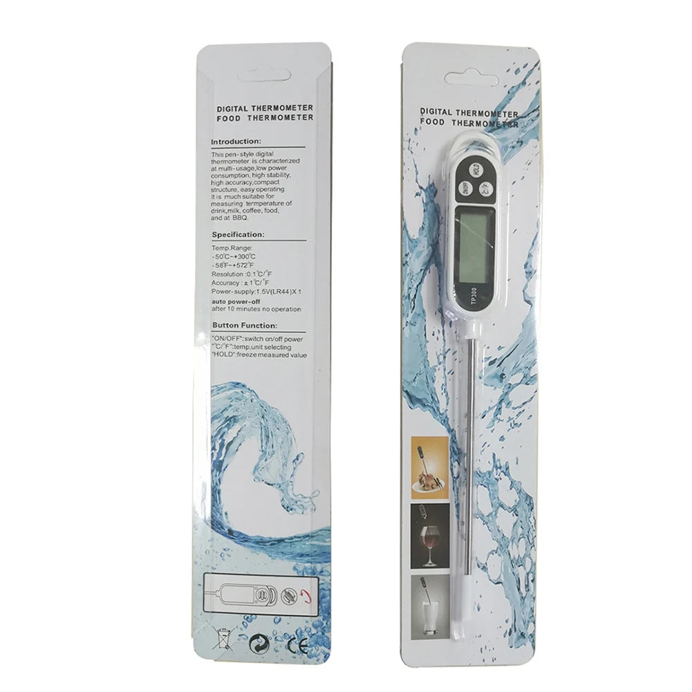 Instant Read Meat Thermometer LCD Display Digital