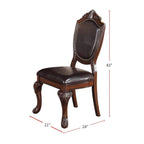 5pc Dining Set with 1 Classic Dining Table & 4x Side Chairs,