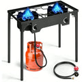 Burner Propane Gas Stove For Outdoor Cooking, 150,000 BTU