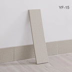 10pcs Self-Adhesive Wooden Stickers Wall Stickers Skirting Lines 10mm Thickness Suitable for All Indoor Places 17.72X4.72In