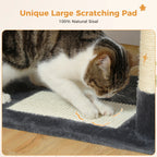 Large Cat Tree and Tower With Covered Scratching Post and much more