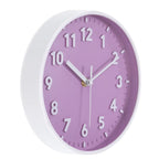 8 Inch Wall Clock 3D Number Quartz Battery Operated Silent Non-Ticking