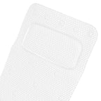 125*36cm Bathtub Mat White Bathtub Mat with Pillow