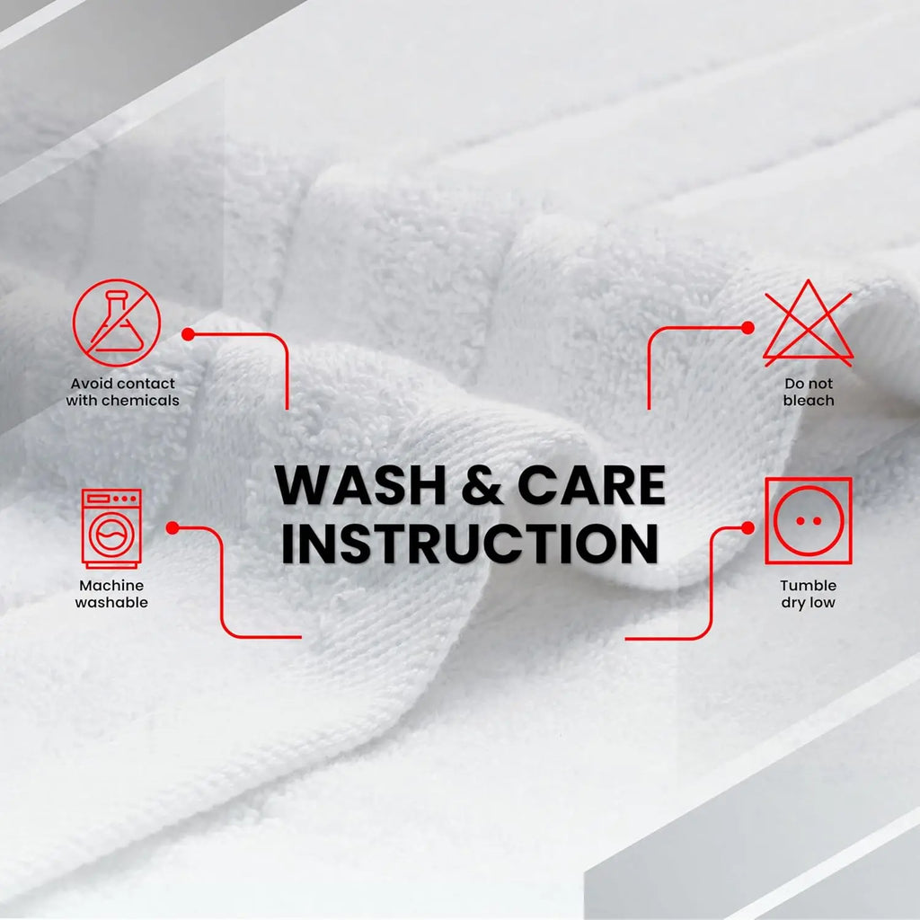 Luxury Cotton Bath Towels Set of 2, 27x54 Inches, Brilliant White - Soft and Absorbent for Ultimate Comfort