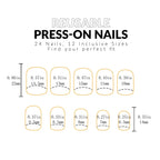 24PCS Press On Nails Short Square Wine Red Full Cover Fake Nail Set