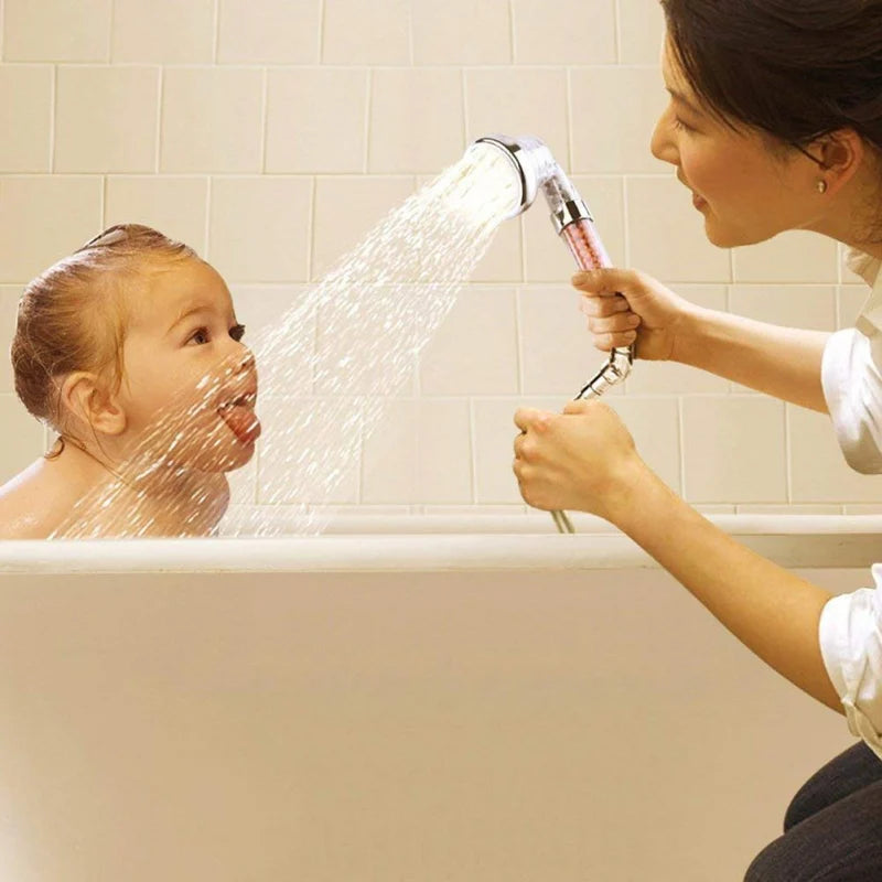 LED Shower Head with Filtration Automatic 7-color Changing Shower Head