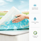 Soft Mattress Topper Thick Gel Cooling Mattress Soft and Breathable Bed Topper Bedroom Furniture