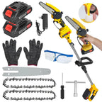 2 in 1 Cordless Pole Saw & Mini Chainsaw, 6-inch