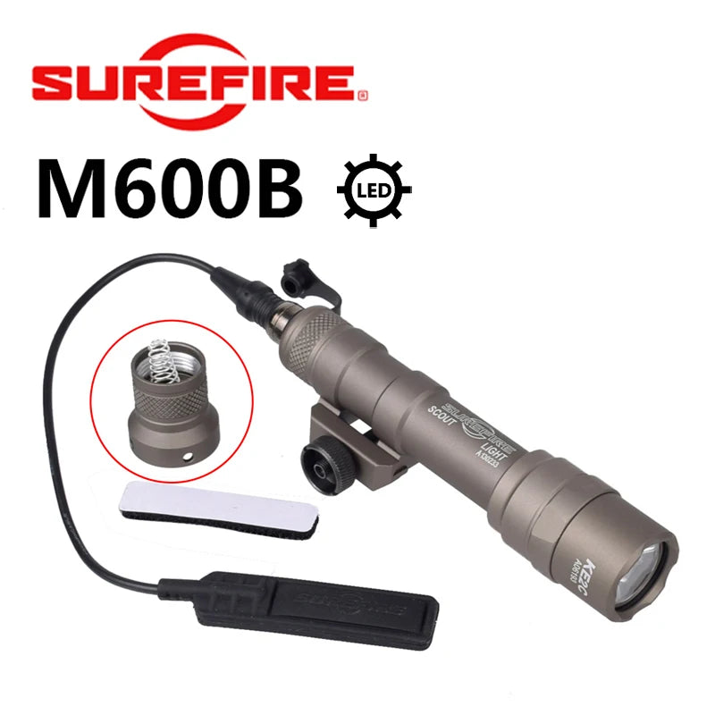 Ultra Weapons Flashlight Tactical Scout Light Airsoft Rifle 20mm Rail