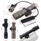 Ultra Weapons Flashlight Tactical Scout Light Airsoft Rifle 20mm Rail