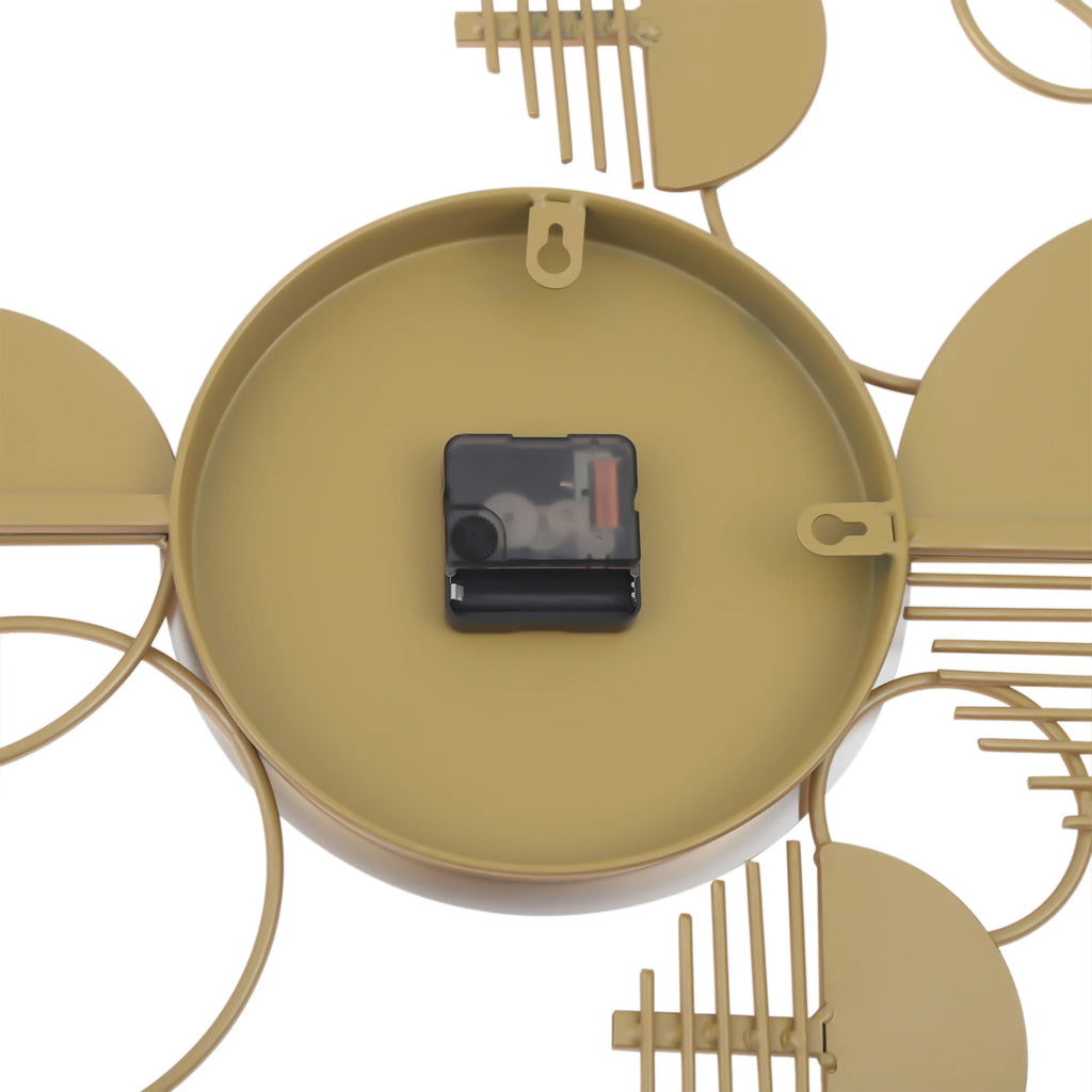 Creative Modern Metal Wall Clock,Battery Operated