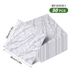 50pcs SXP Floor Sticker Peel and Stick 11.81x11.81in Self adhesive Wall Stickers Easy DIY 1.5mm thick Applies to any indoor