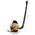 63CC Gas Leaf Blower Backpack High Power Yard Debris Clener