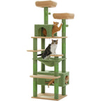 Multi-Level Cat Tree Tower with Scratching Posts&Board