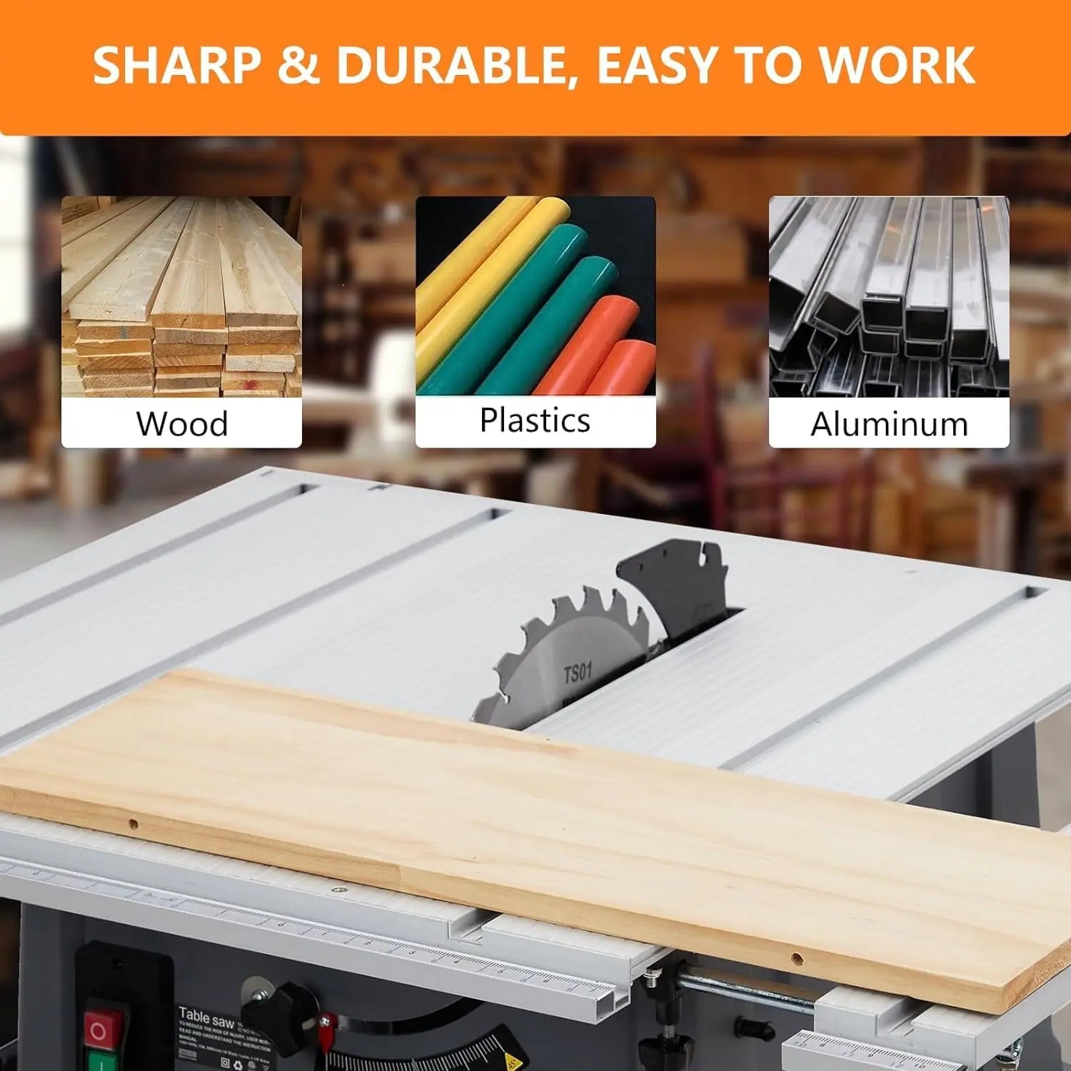 10 Inch Multifunctional Table Saw With Stand