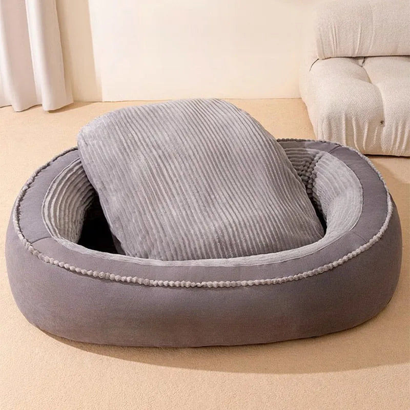 Round Comfortable Pet Bed