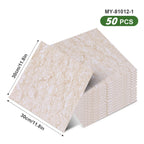 50pcs SXP Floor Sticker Peel and Stick 11.81x11.81in Self adhesive Wall Stickers Easy DIY 1.5mm thick Applies to any indoor