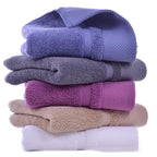 Solid Color Cotton Super Absorbent Hand andFace Towel