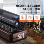 Kerosene Forced Air Heater Portable Torpedo Diesel Space Heater with Thermostat Tank Energy-Efficient heavy-duty Heater