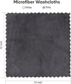 Ultra Soft Washcloths 12 Pack, Premium Microfiber Towel Sets 12x12 inches,