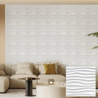 30 pack 3D wall panel. PVC flower textured wall panels. 11.8x11.8 Double-Sided Tape.